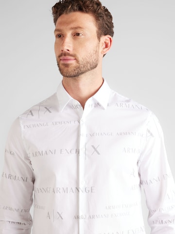 ARMANI EXCHANGE Klasický střih Košile – bílá
