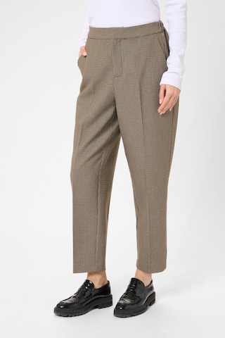 Kaffe - regular Pantalón de pinzas 'KAElyah' en beige: frente