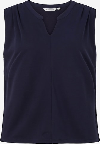 TOM TAILOR Top in Blauw: voorkant