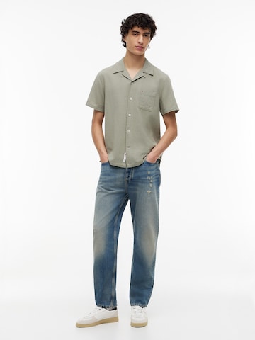 Regular fit Cămașă de la Tommy Jeans pe verde