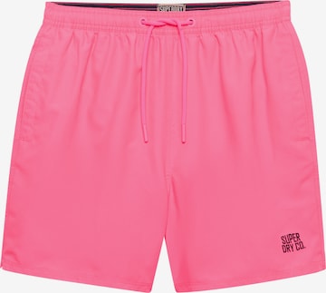 Pantaloncini da bagno 'ESSENTIAL 16' di Superdry & Co in rosa: frontale