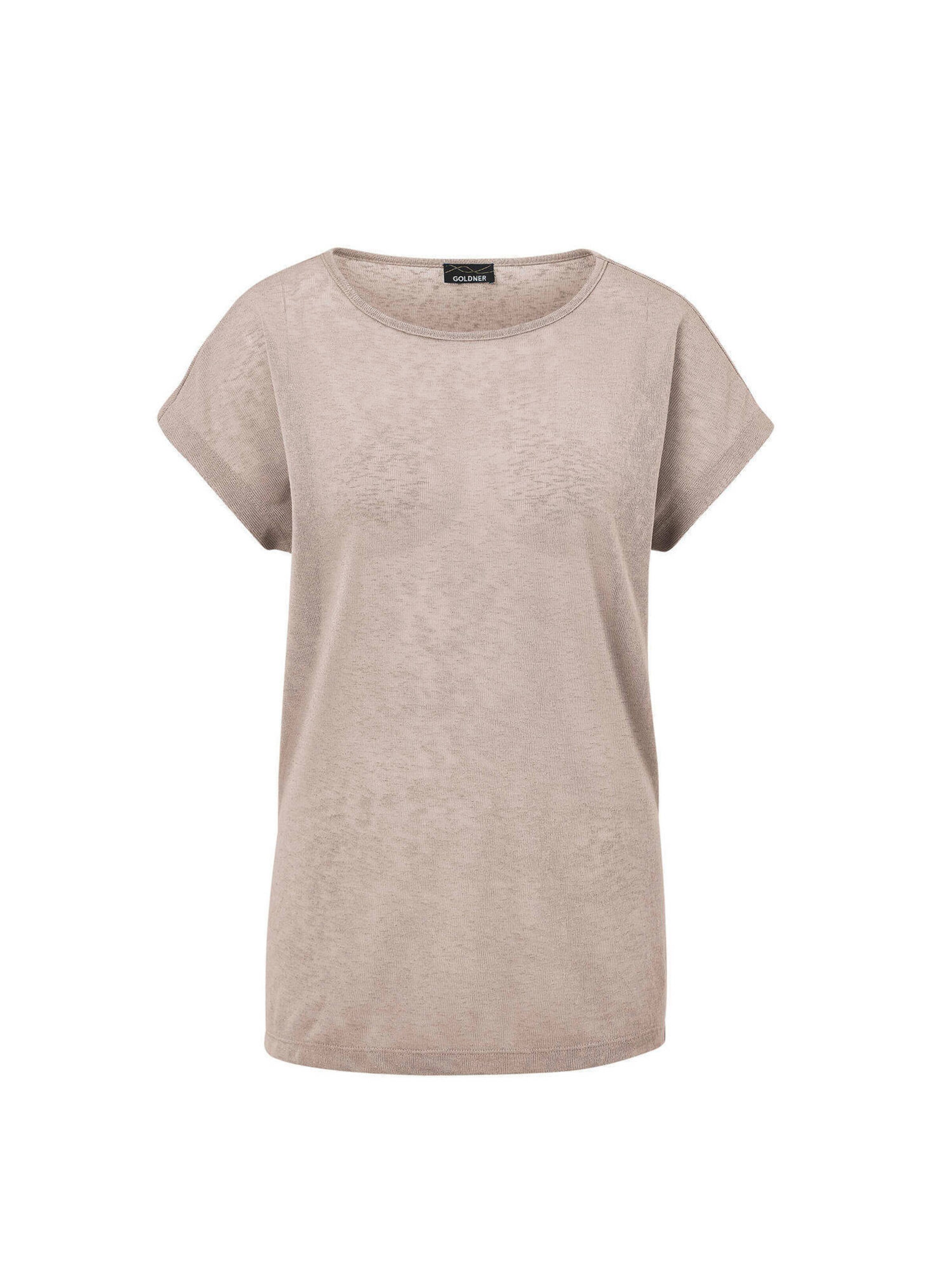 Goldner Shirt in Beige: voorkant
