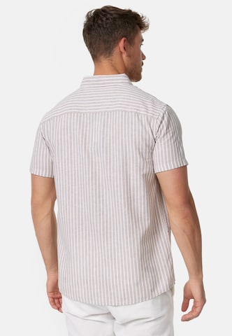 INDICODE JEANS Regular fit Overhemd 'Bravida' in Beige