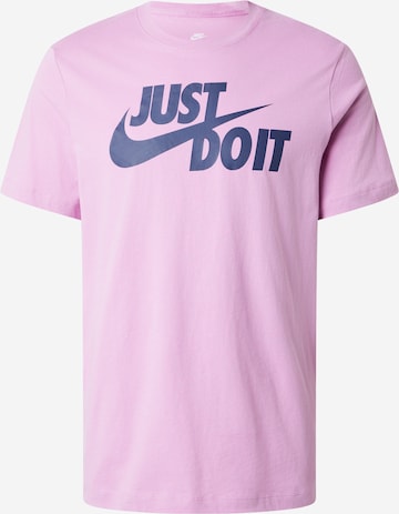 Nike Sportswear Tričko 'Swoosh' – pink: přední strana
