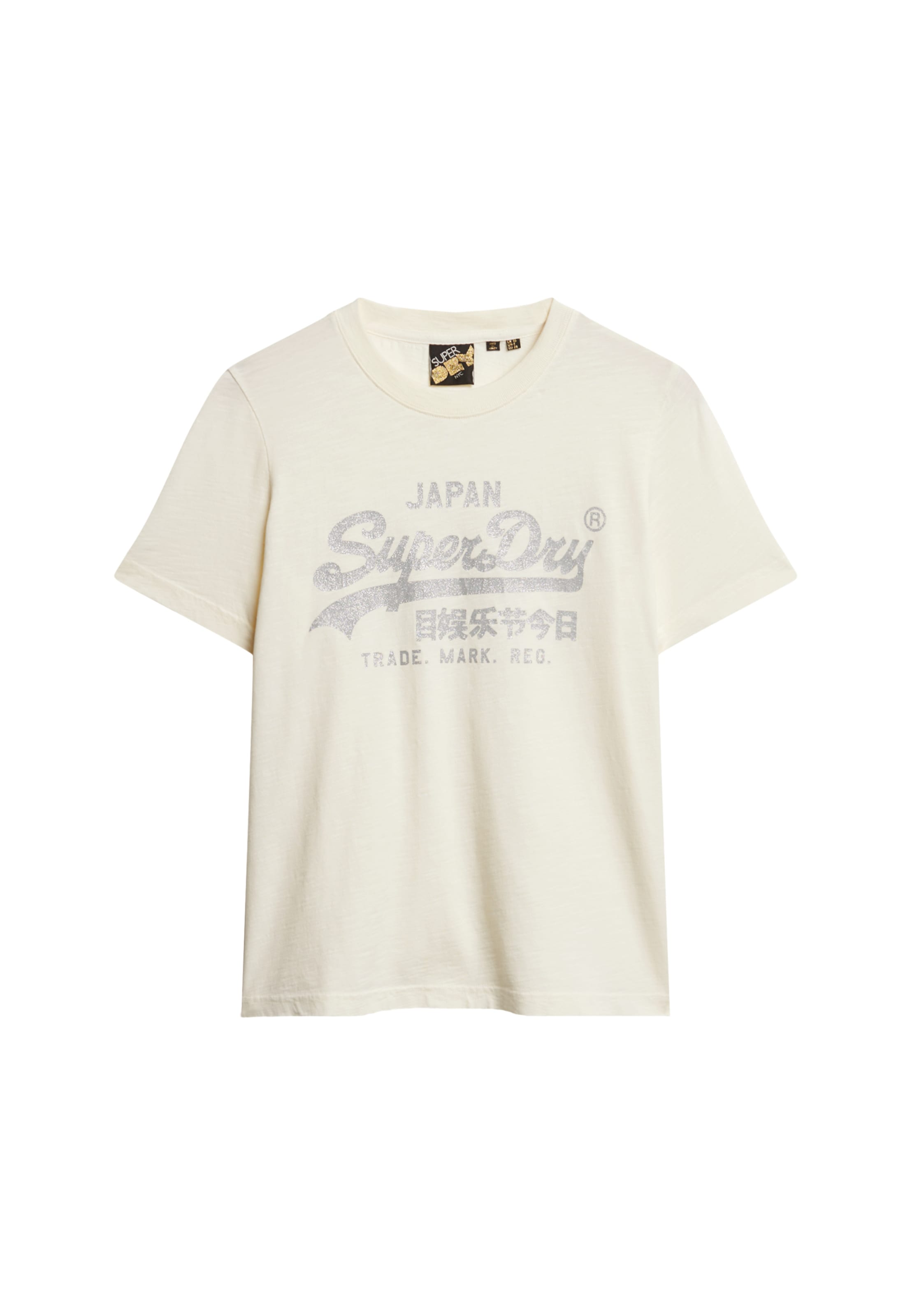 Superdry T-Shirt in Beige: Vorderseite