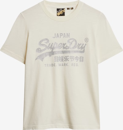 Superdry T-shirt i kräm / silver, Produktvy