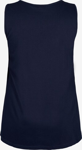 Zizzi Top 'VMY' in Blauw