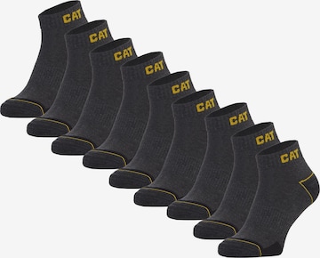 CATERPILLAR Enkelsokken 'CAT Enkelsokken Heren Work Sneakers 9-paar Korte Werksokken' in Grijs: voorkant