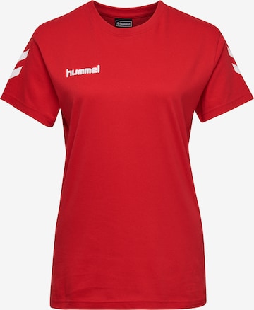 Hummel Toiminnallinen paita värissä punainen: edessä