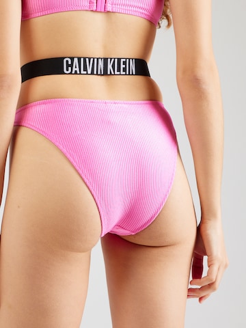 Slip costum de baie 'Intense Power ' de la Calvin Klein Swimwear pe roz