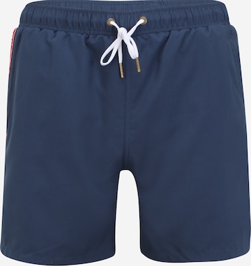 ALPHA INDUSTRIES Zwemshorts in Blauw: voorkant