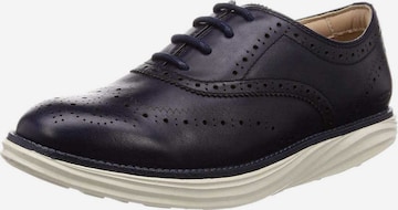 MBT Schnürschuh in Blau: Vorderseite