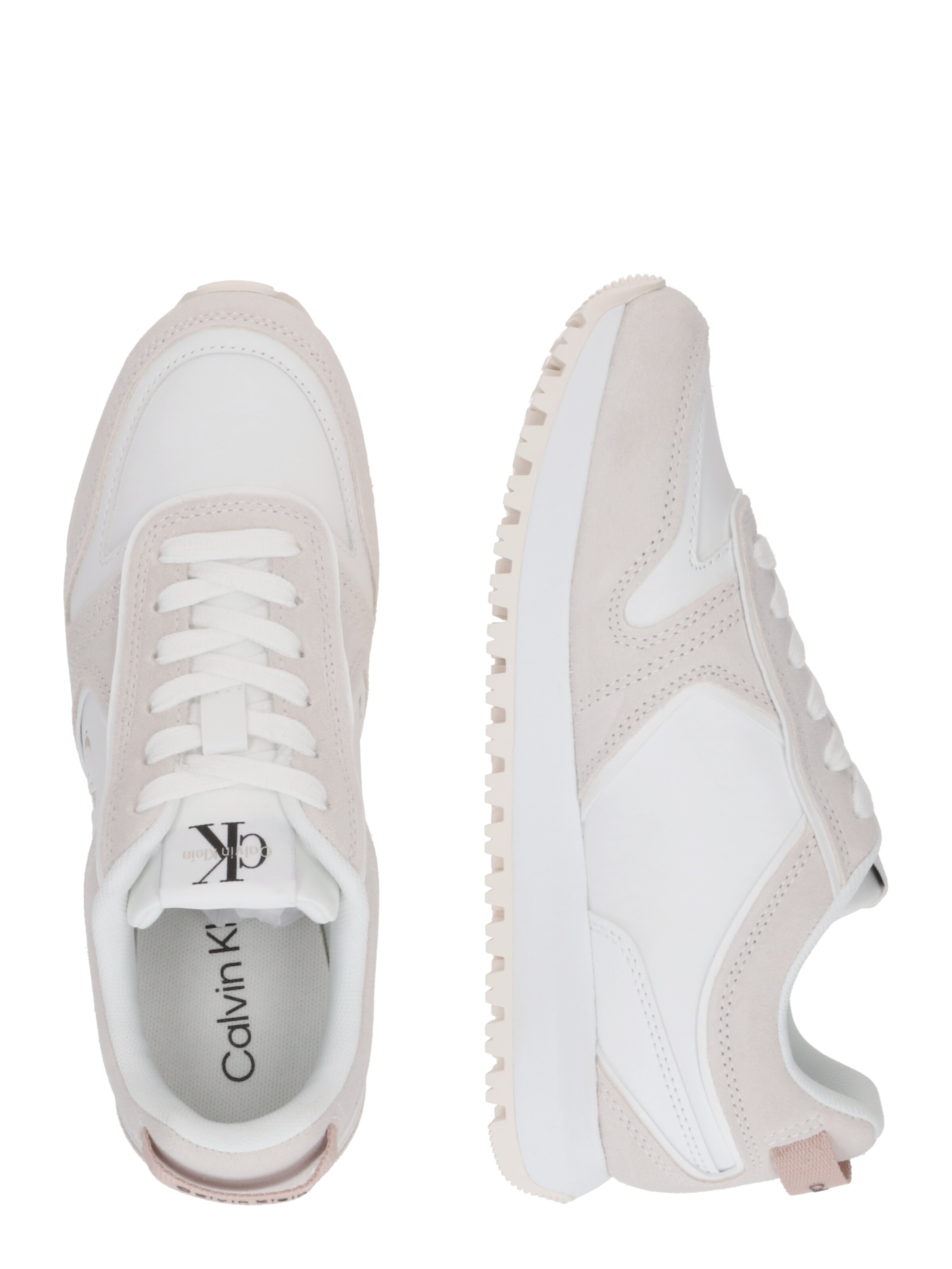 Calvin Klein Nizke superge 'TOOTHY RUNNER' | bela barva