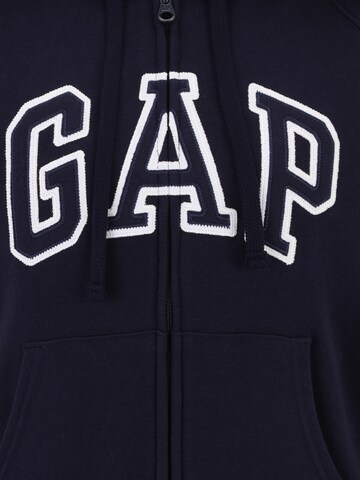 Gap Petite Sweatjacke 'HERITAGE' in Blau