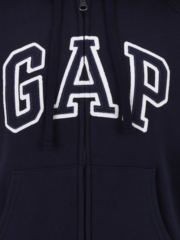 Gap Petite Sweatjacka 'HERITAGE' i blå