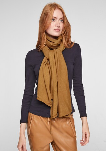 s.Oliver Scarf in Brown: front