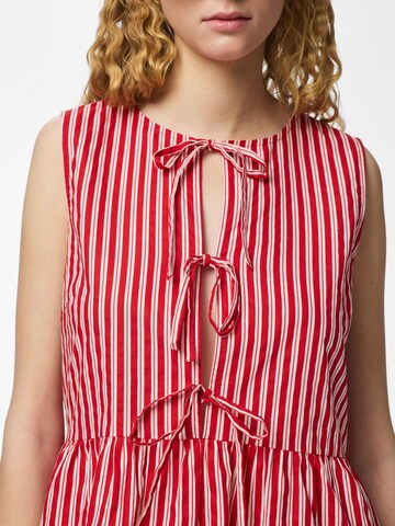 PIECES Kjole 'PCJolly' i rød