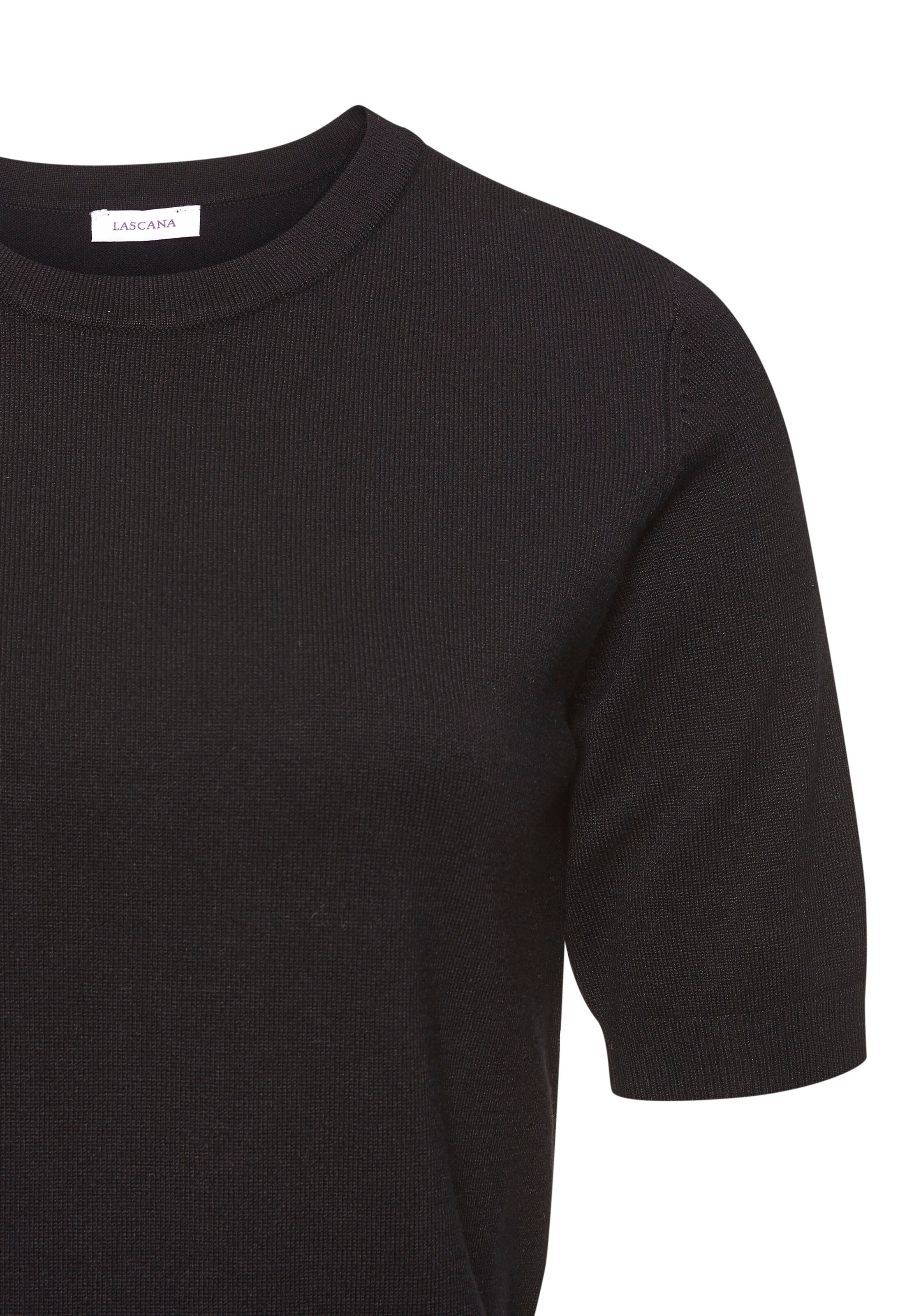 LASCANA Svetr – černá