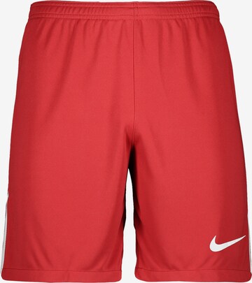 NIKE Workout Pants 'League III' in Red: front