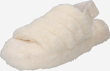 River Island Slippers in Beige: front