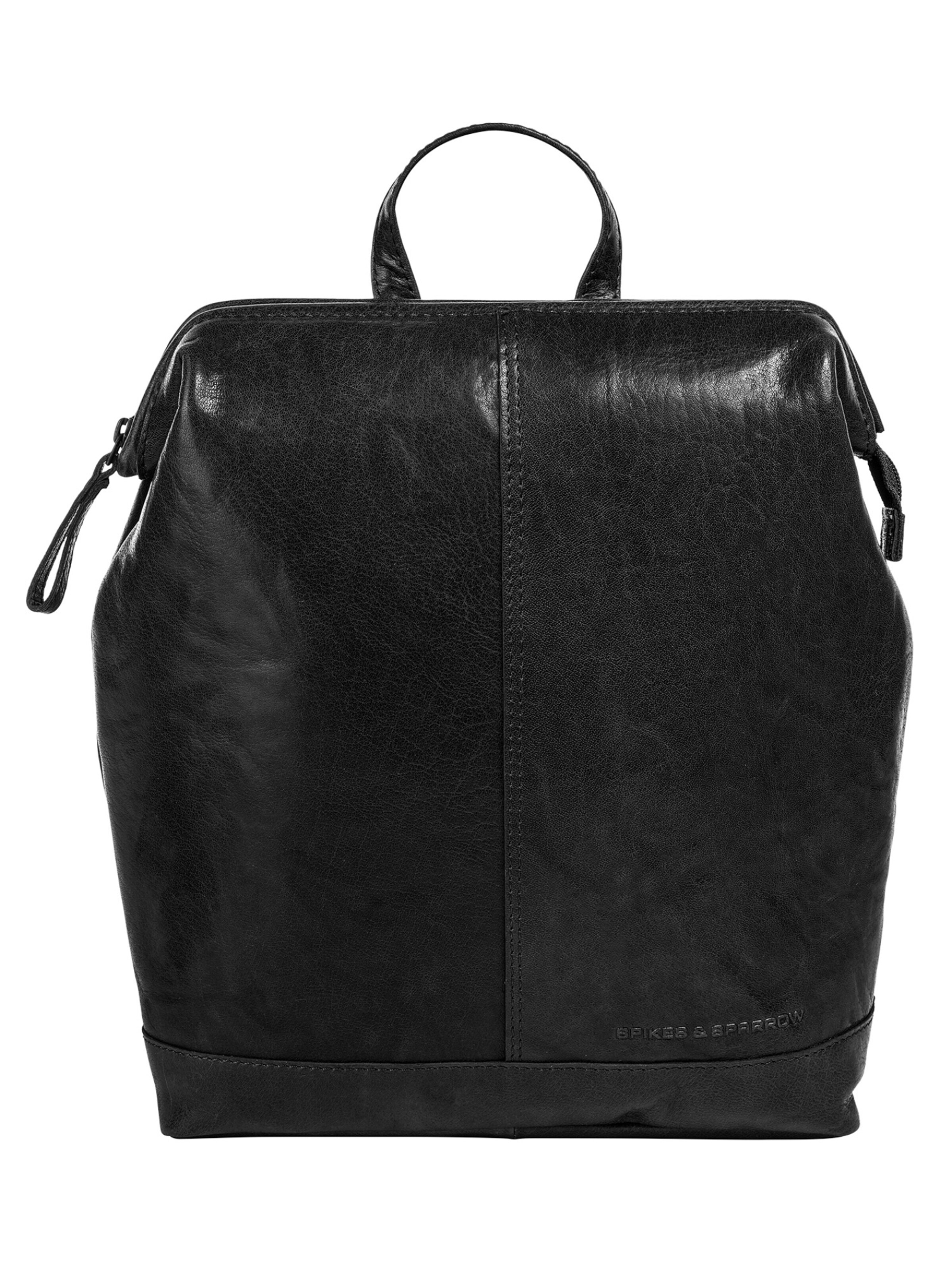 Spikes & Sparrow Rucksack‌‌‌‌‌‌‌ in Schwarz: Vorderseite