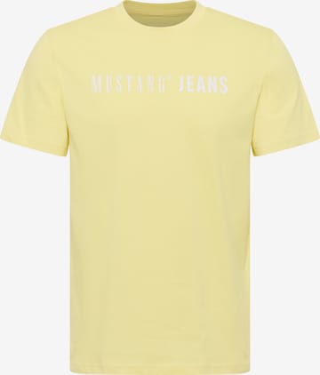 MUSTANG Shirt 'Style Austin' in Gelb: Vorderseite