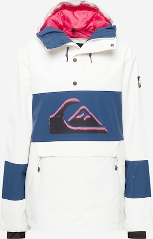 QUIKSILVER Athletic Jacket 'STEEZE' in White: front