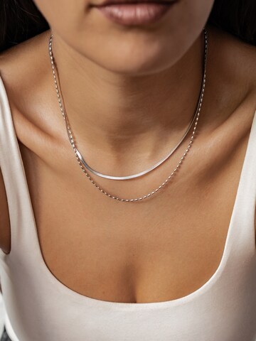 Collana 'Duo Chain' di Hey Happiness in argento