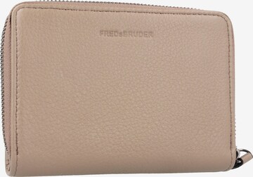 FREDsBRUDER Wallet in Grey: front