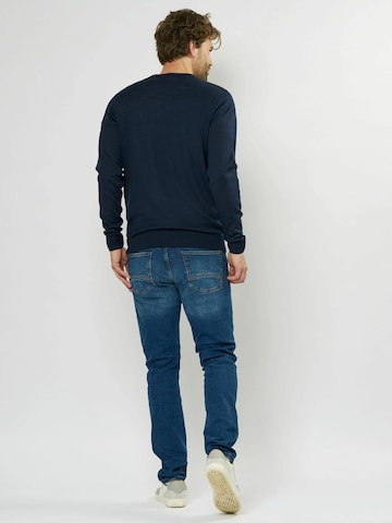 MCS Pullover ' Matt ' in Blau