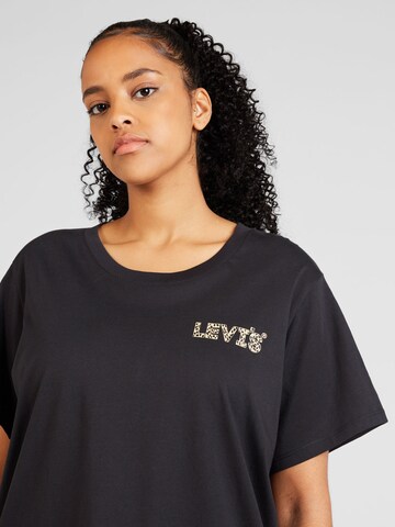 Levi's® Plus Shirt 'PL Perfect Tee' in Black