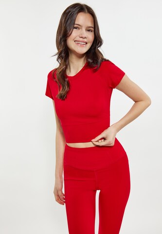 myMo ATHLSR Functioneel shirt in Rood: voorkant