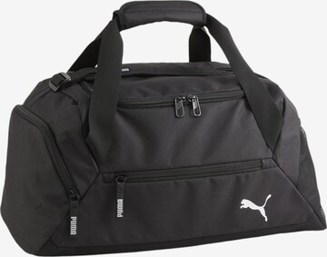 PUMA Sports Bag in Black: front