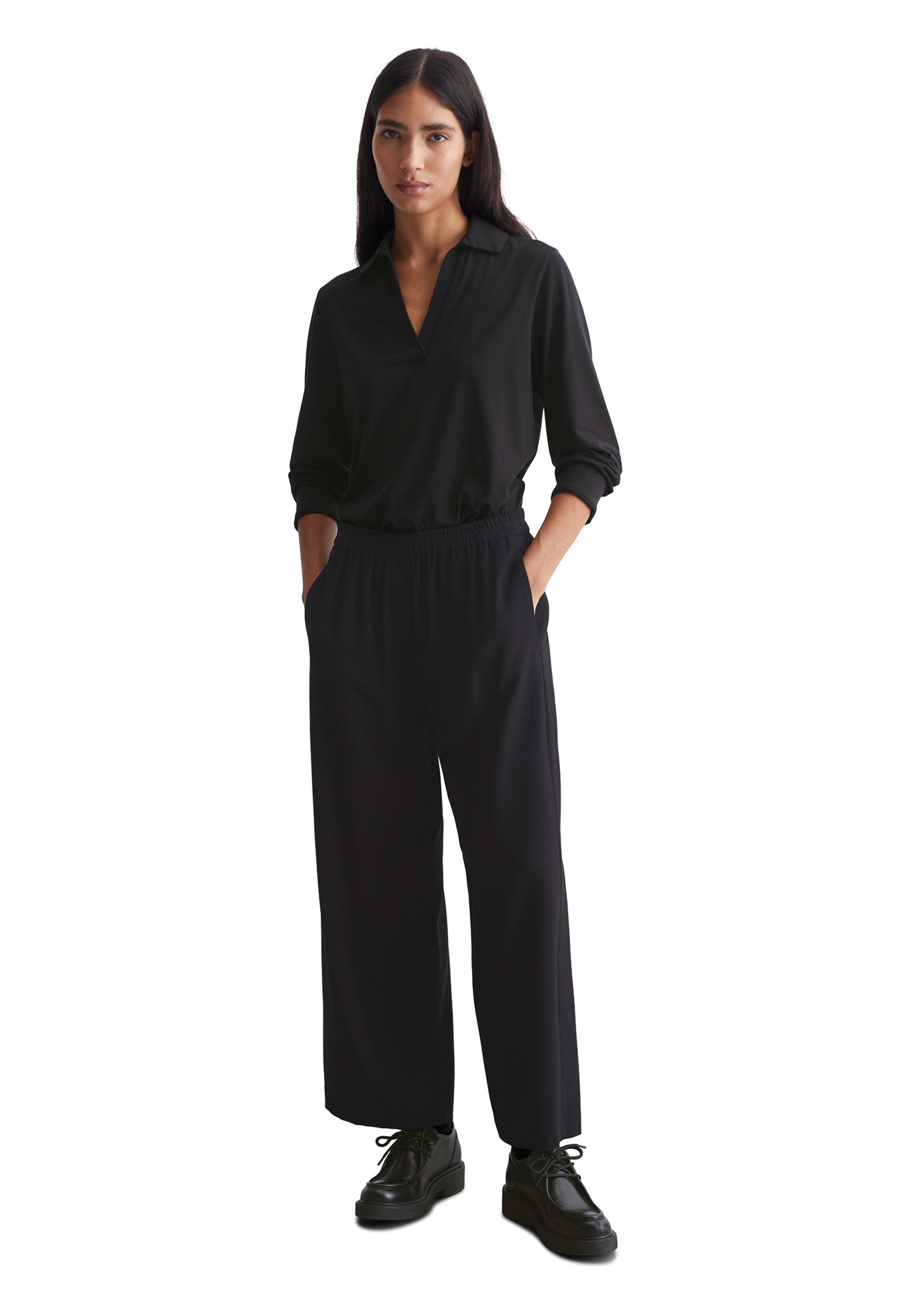 Loosefit Pantaloni di Marc O'Polo in nero