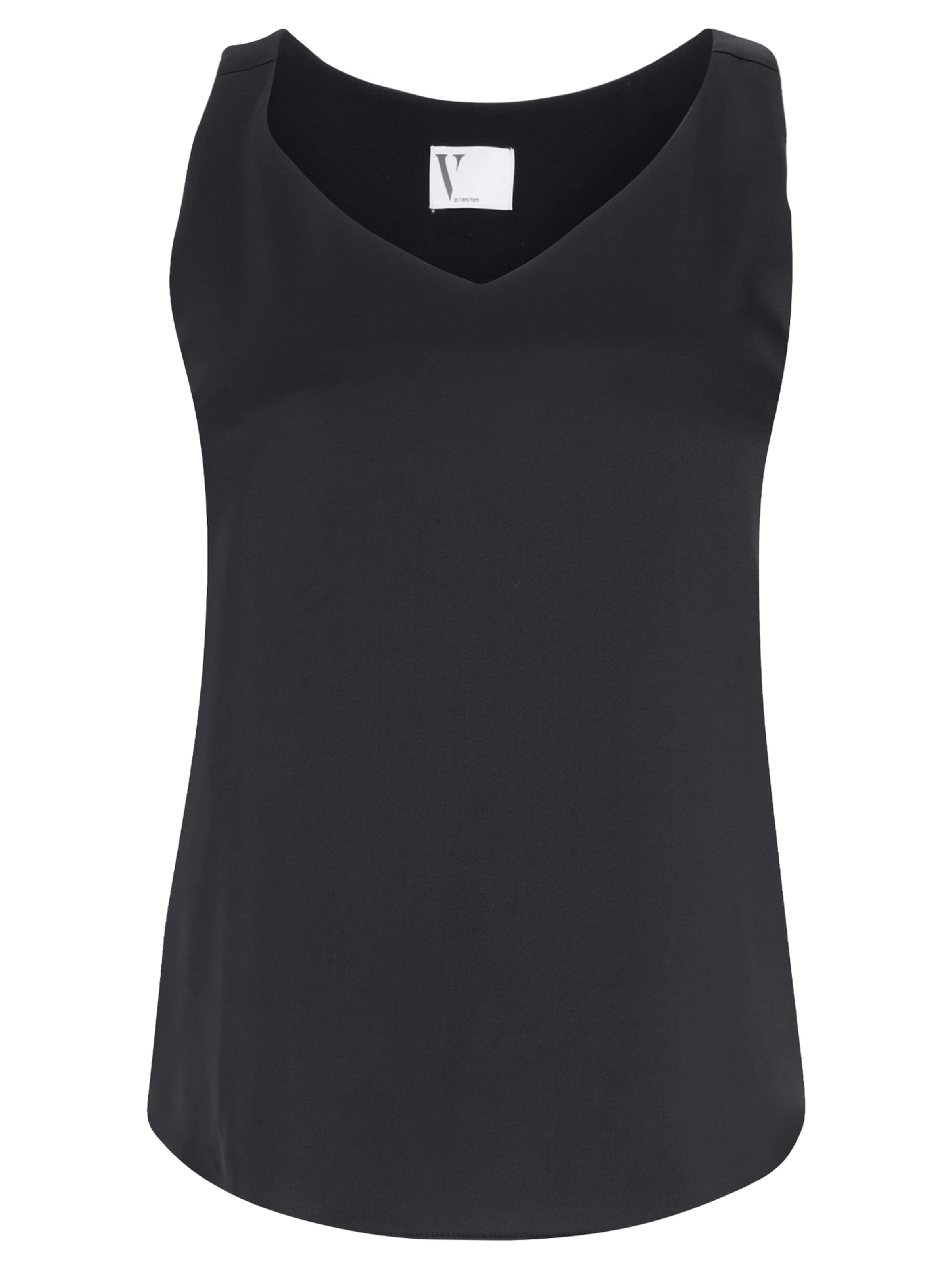 Camicia da donna di Vera Mont in nero: frontale