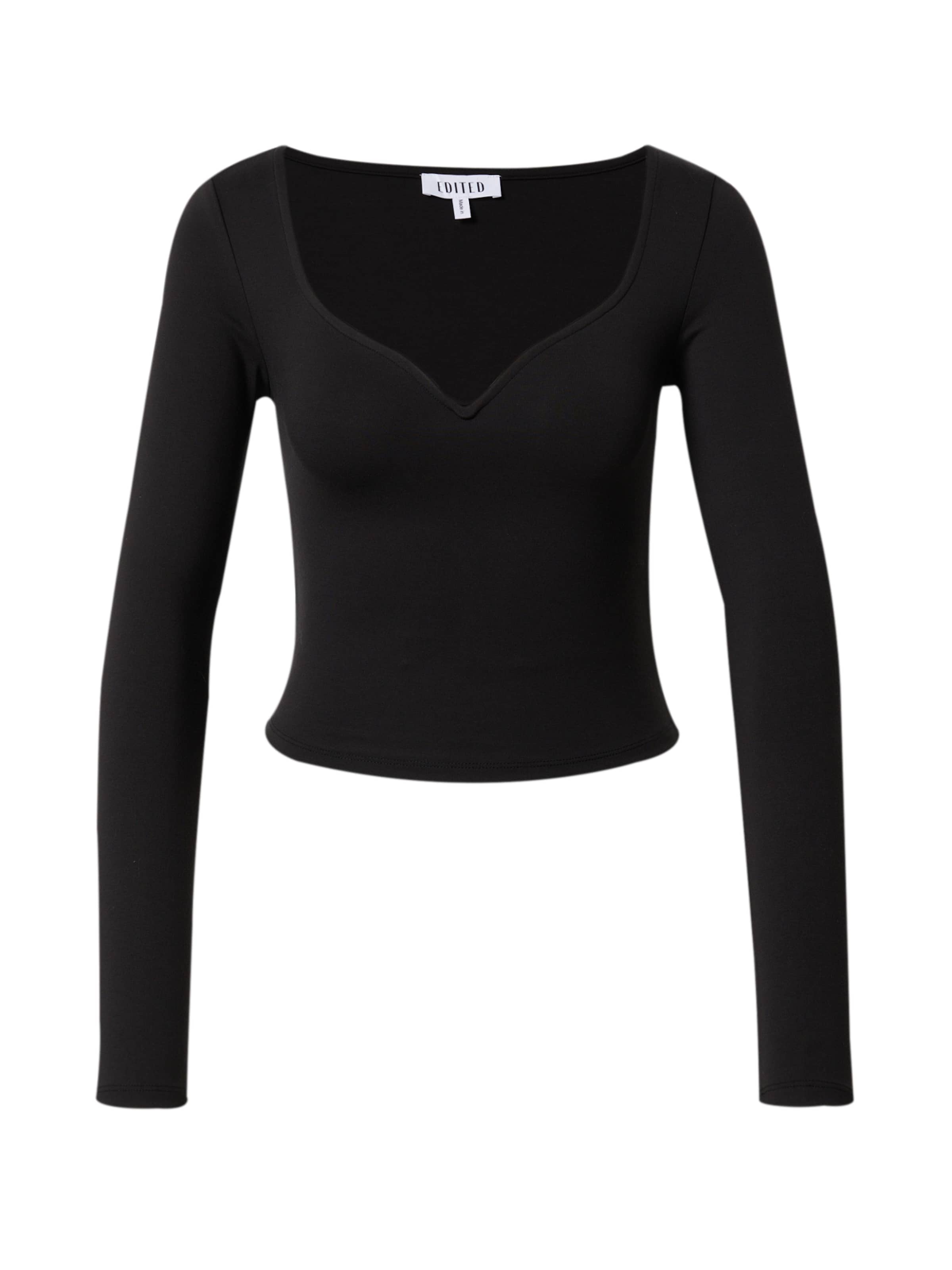 EDITED Tričko 'Amrei' – černá: přední strana