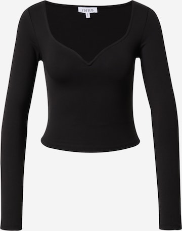 EDITED Shirt 'Amrei' in Black: front