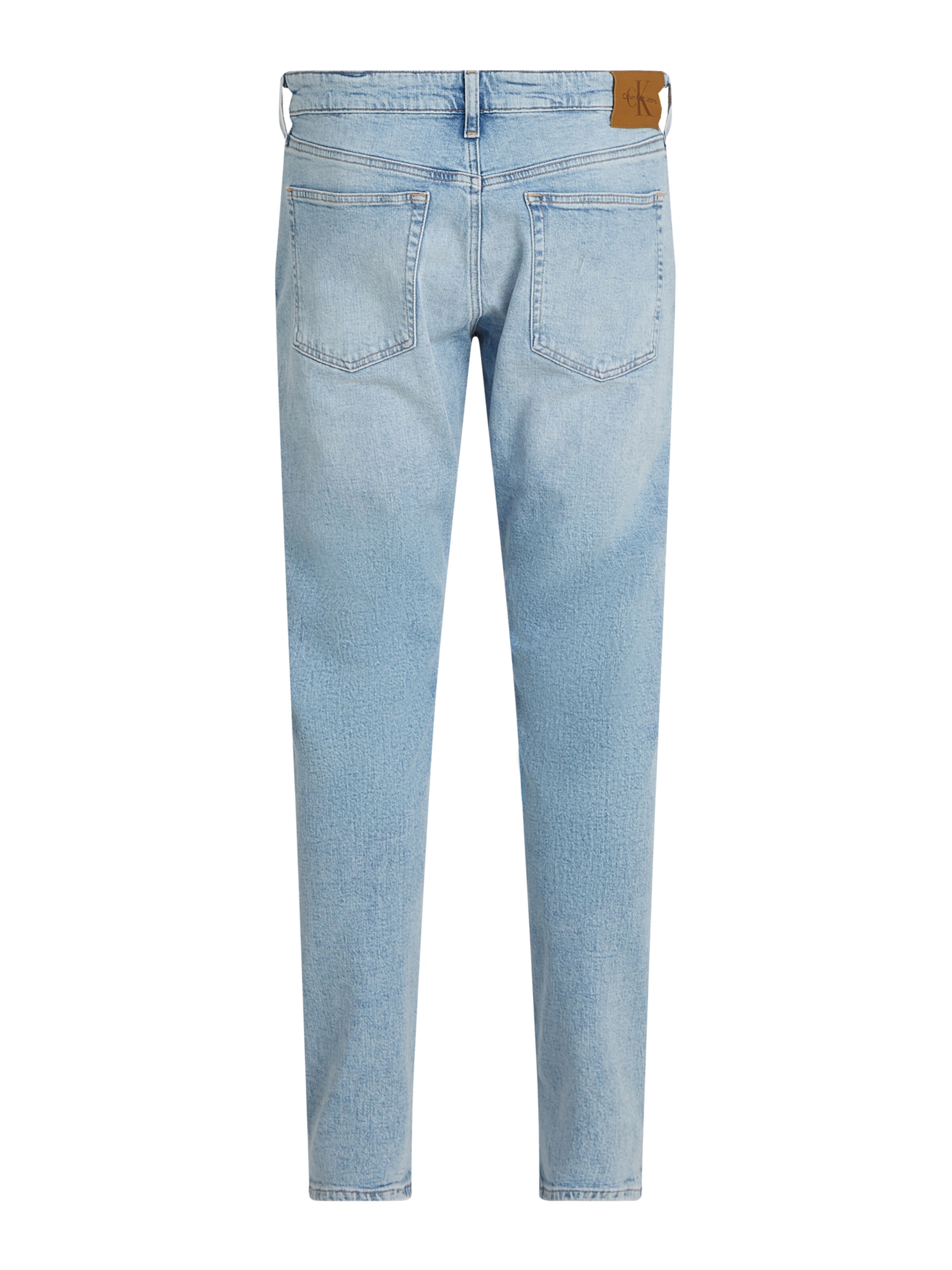 mėlyna Calvin Klein Jeans Prigludęs Džinsai