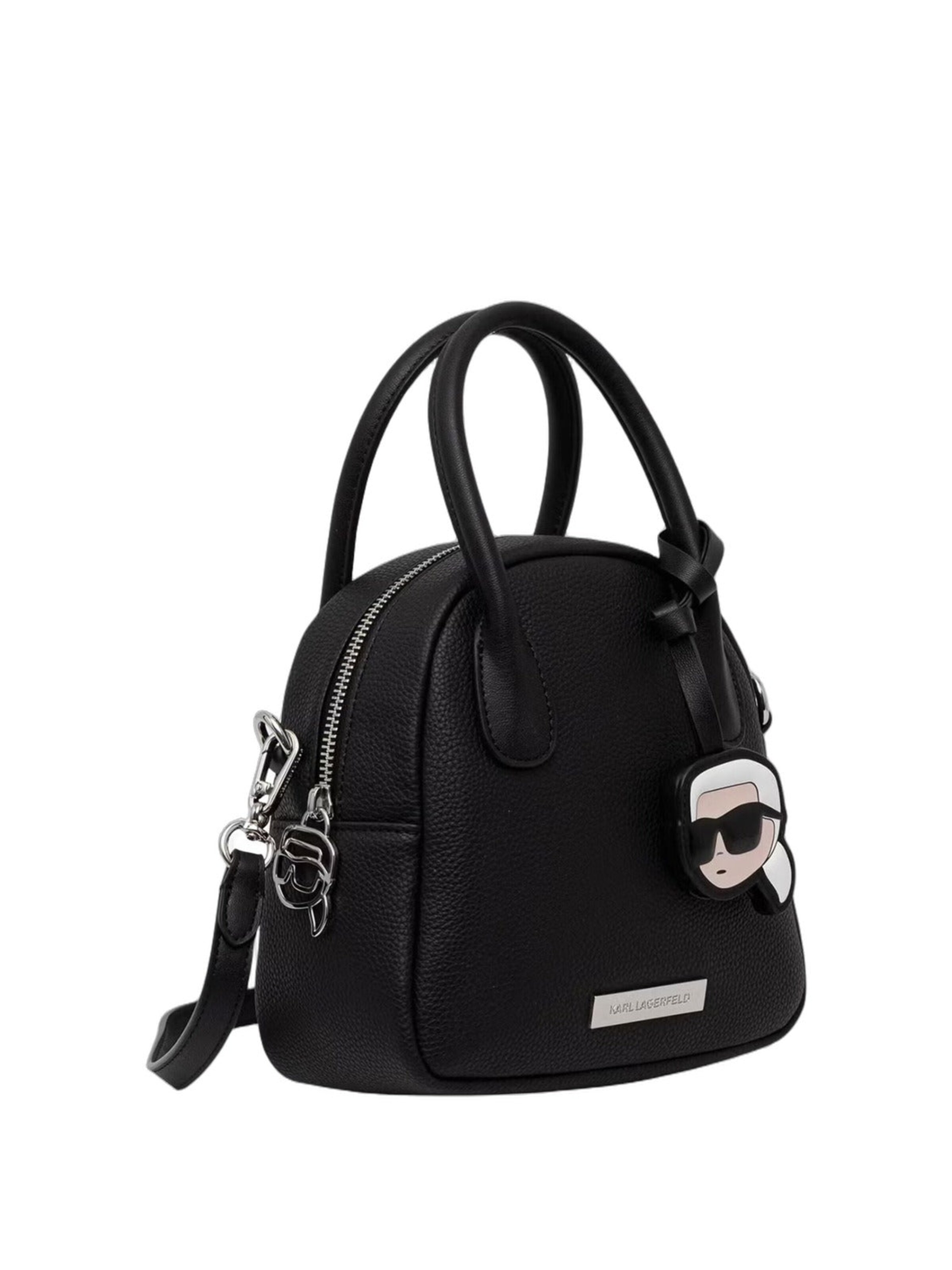 Sacs à main 'Karl Lagerfeld Sac Bandoulière Ikon Noir' Karl Lagerfeld en noir