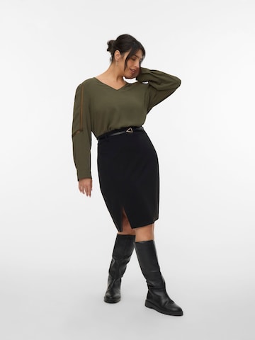 Vero Moda Curve - Falda 'VMCAllison' en negro
