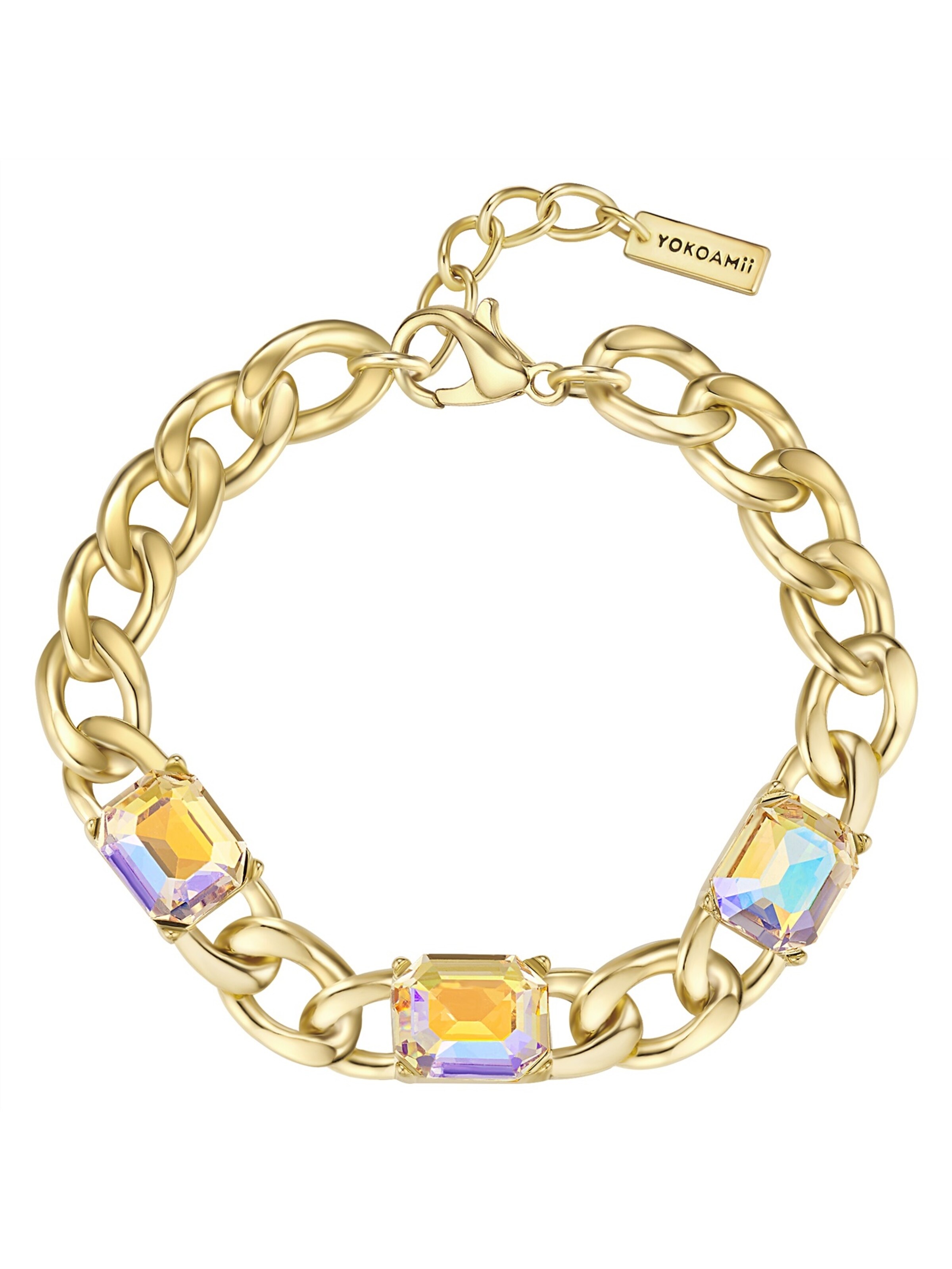 Braccialetto di Yokoamii in oro: frontale