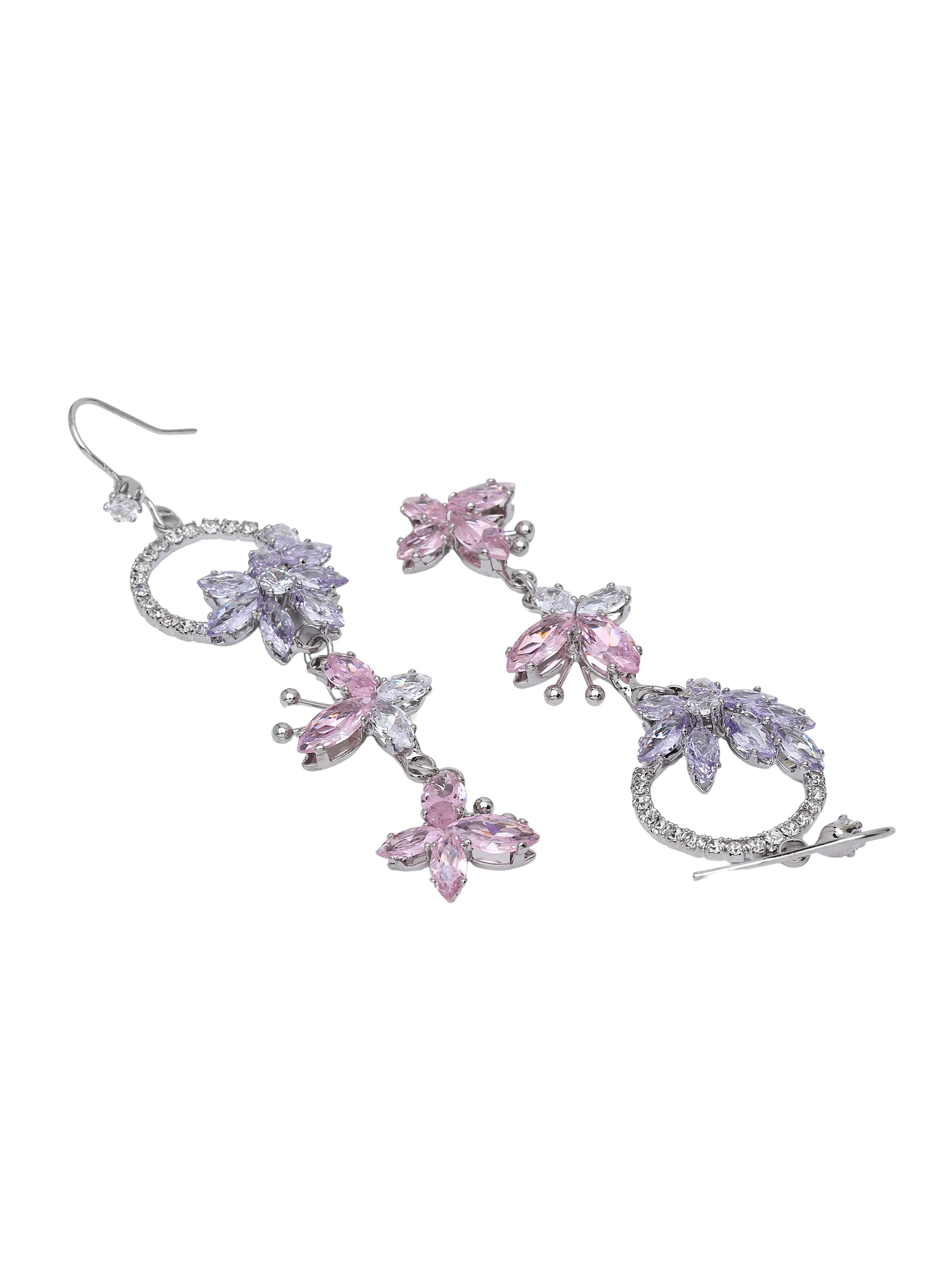 AVANT-GARDE PARIS - Brincos em roxo