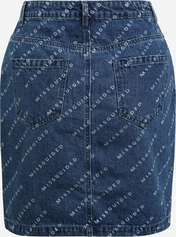 Missguided Tall Rok in Blauw