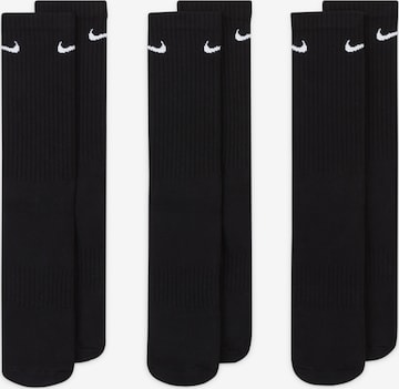 NIKE Athletic Socks in Black