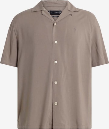 AllSaints Regular fit Button Up Shirt 'VENICE' in Brown: front