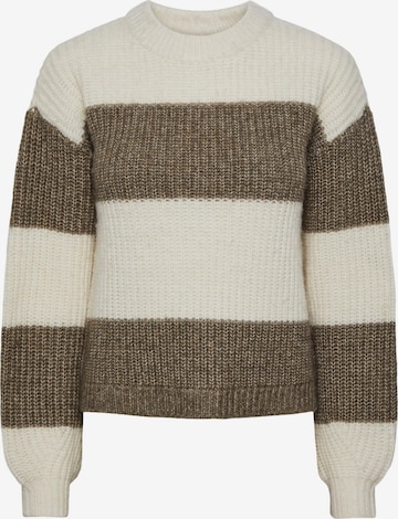 PIECES Sweater 'KATRINA' in Beige: front