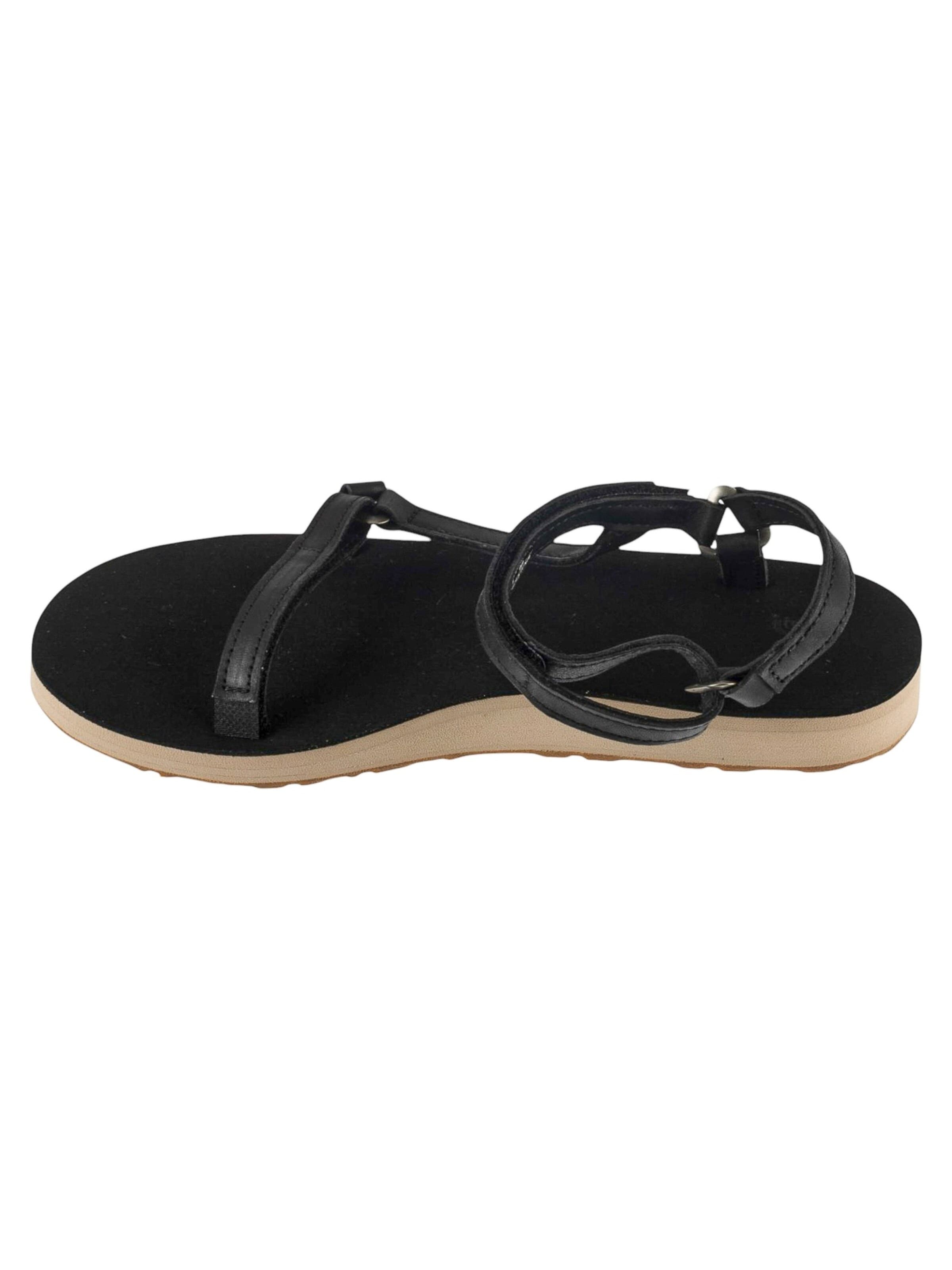 TEVA Strap sandal 'Teva W Original Universal Slim Leather Sandals' in Black