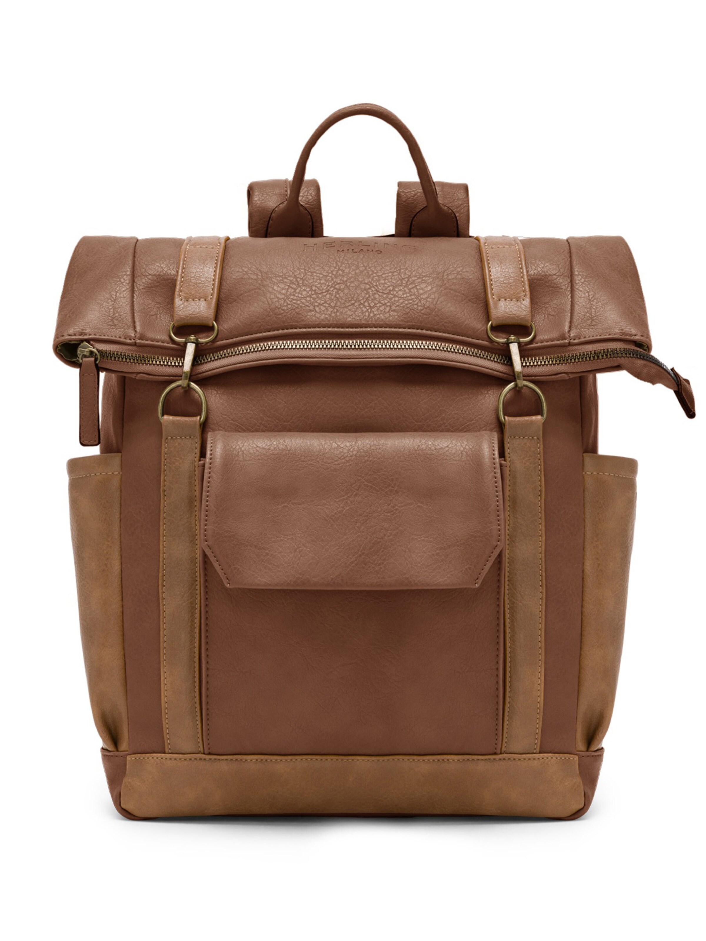 Herling Backpack 'Quinlan' in Brown: front