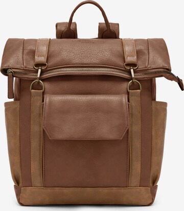 Herling Backpack 'Quinlan' in Brown: front