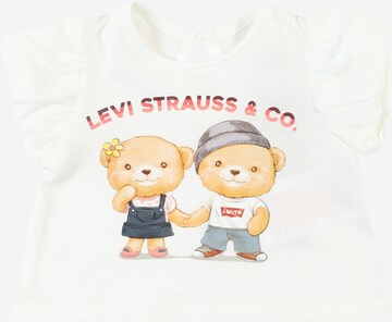 T-Shirt Levi's Kids en blanc : devant